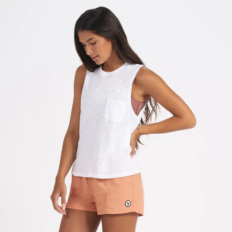 Sunset Tank | White sold by Vuori