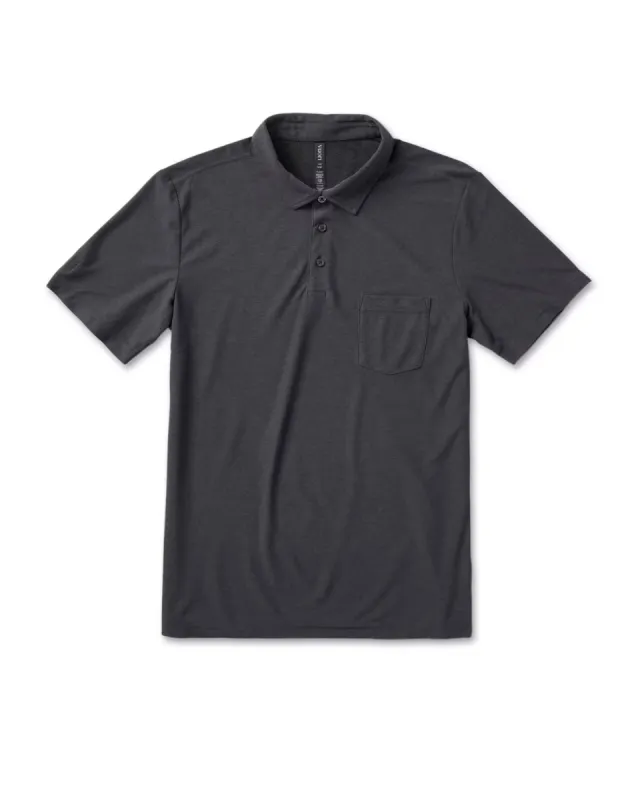 Ace Polo | Charcoal made by Vuori