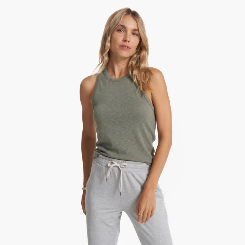 Sunrise High Neck Tank | Pistachio sold by Vuori
