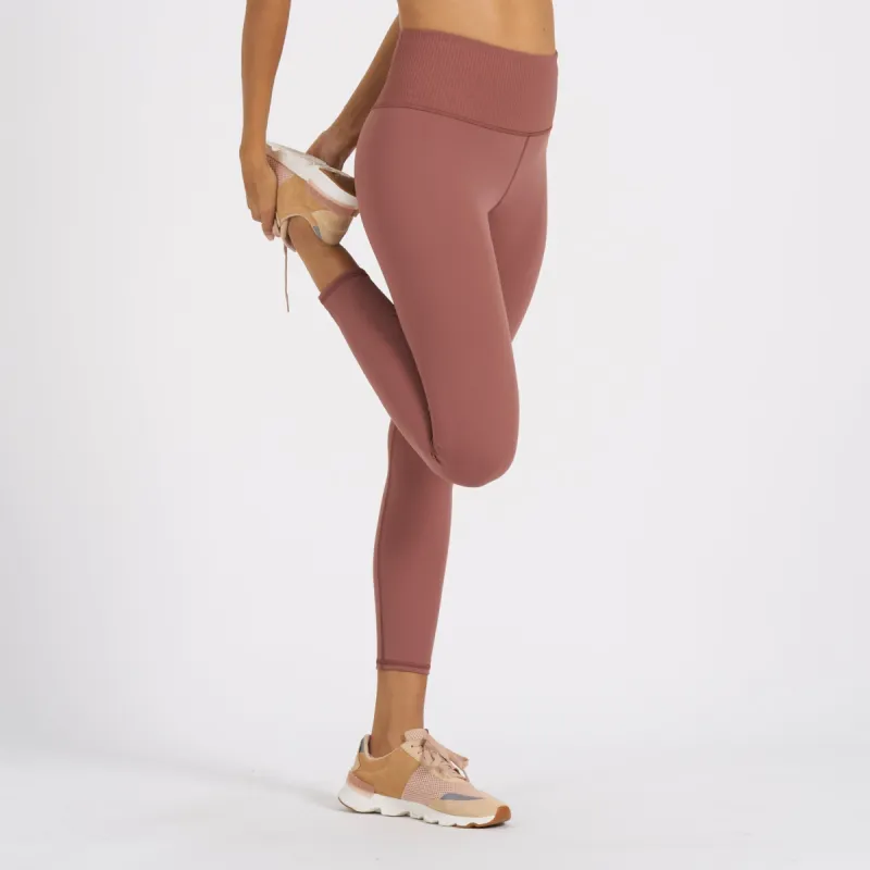 Rib Studio Legging | Terracotta sold by Vuori