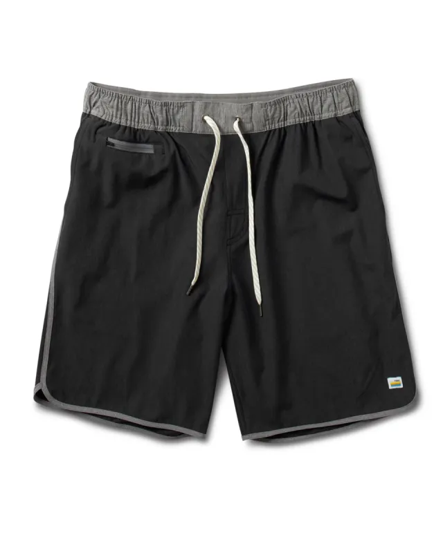 Banks Short | Black Linen Texture sold by Vuori