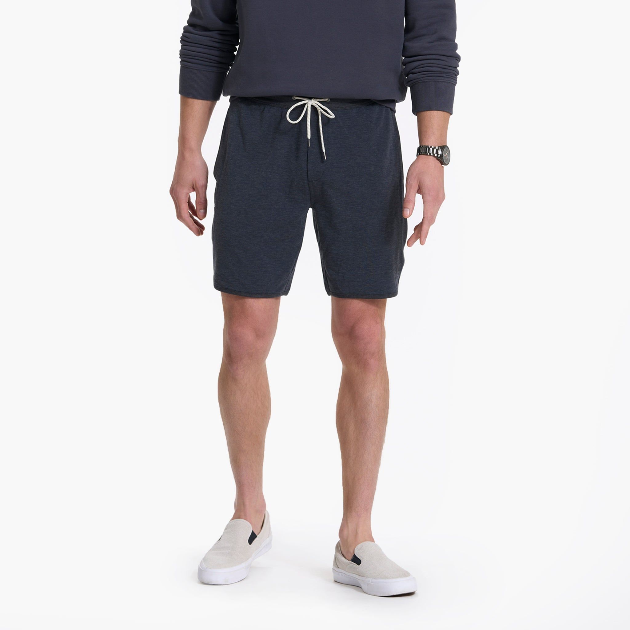 Austin Sweatshort | Charcoal Heather sold by Vuori product image thumbnail 2