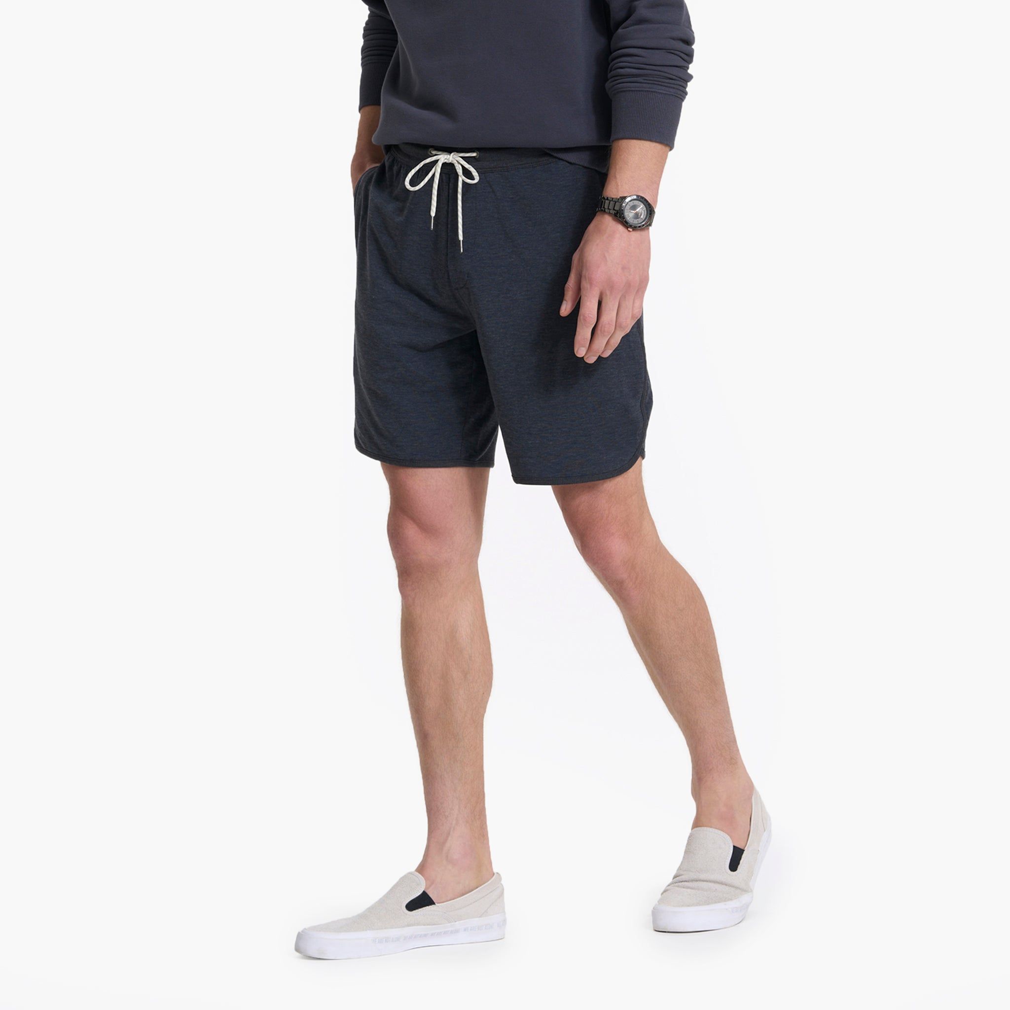 Austin Sweatshort | Charcoal Heather sold by Vuori product image thumbnail 3
