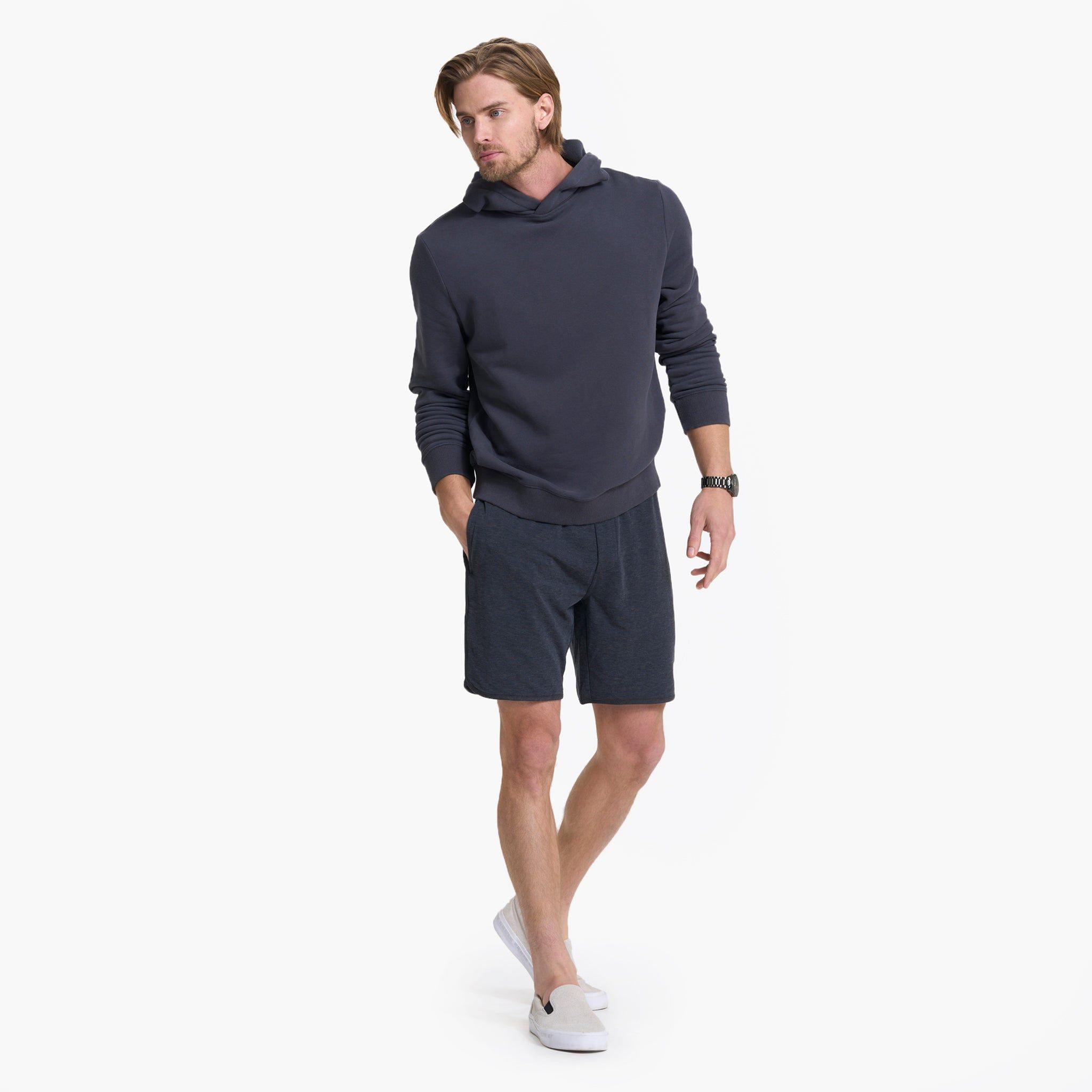 Austin Sweatshort | Charcoal Heather sold by Vuori product image thumbnail 5