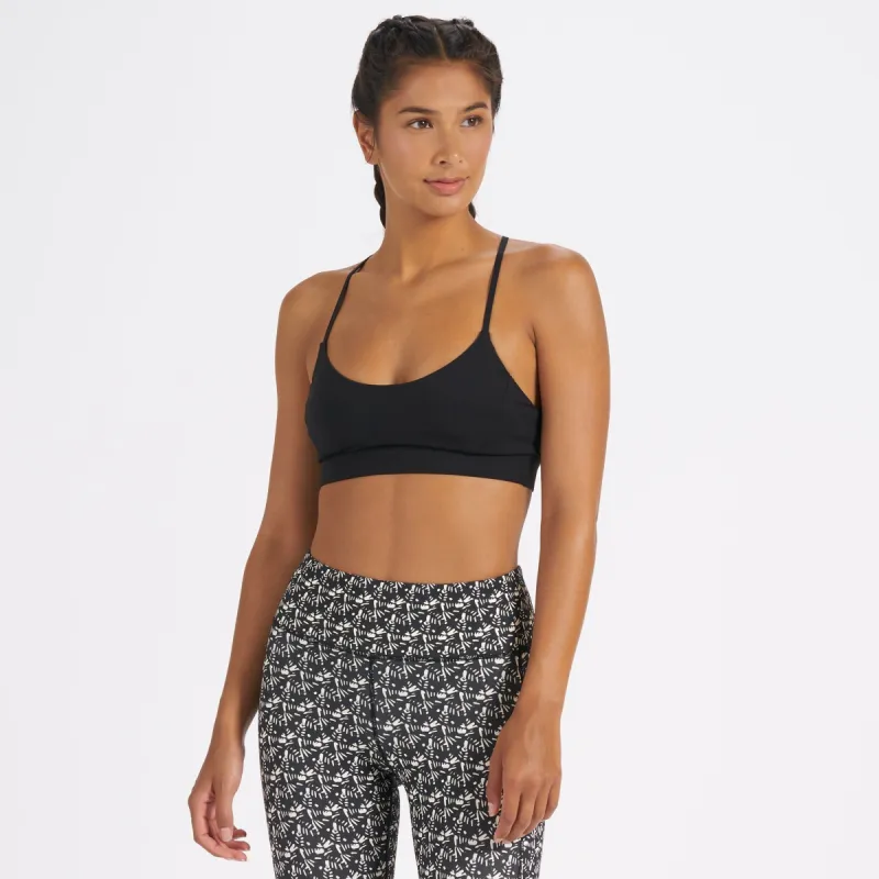 Oasis Bra | Black sold by Vuori