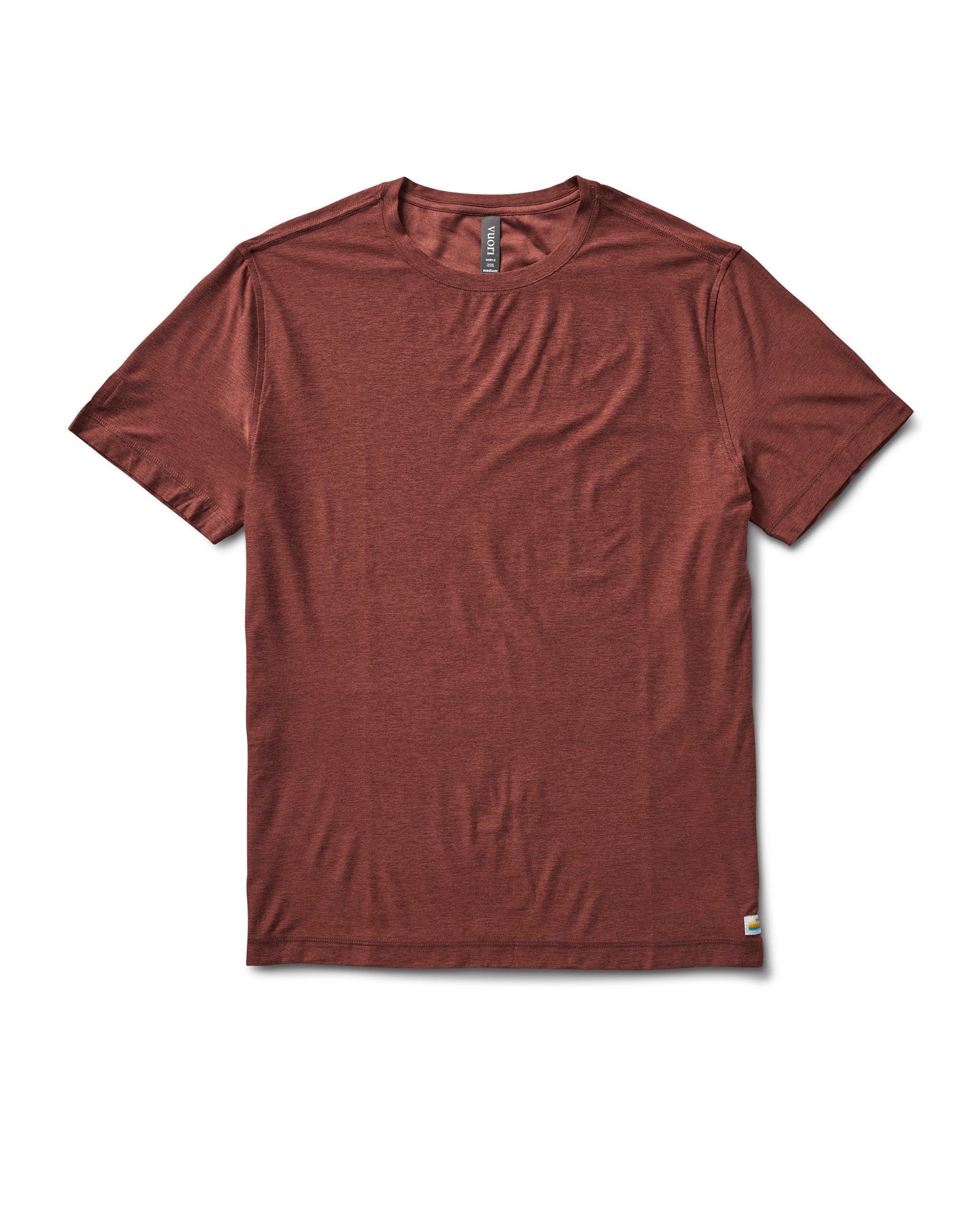 Strato Tech Tee | Cedar Heather sold by Vuori