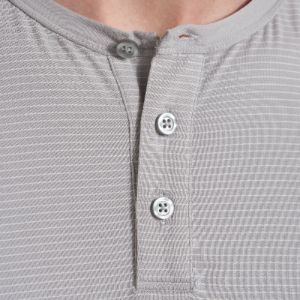 Linear Henley | Fog sold by Vuori