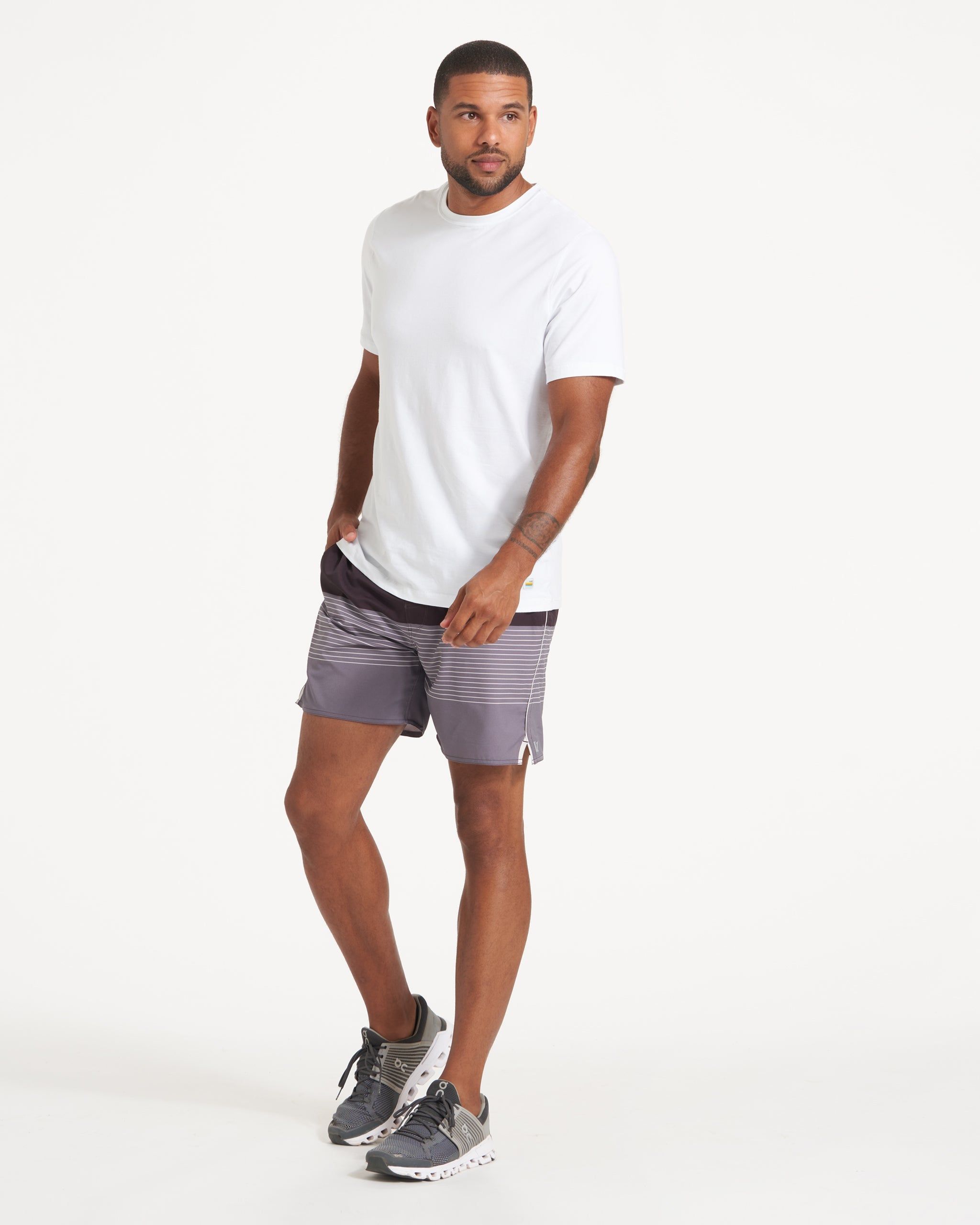Trail Short | Quartz Stripe sold by Vuori product image thumbnail 5