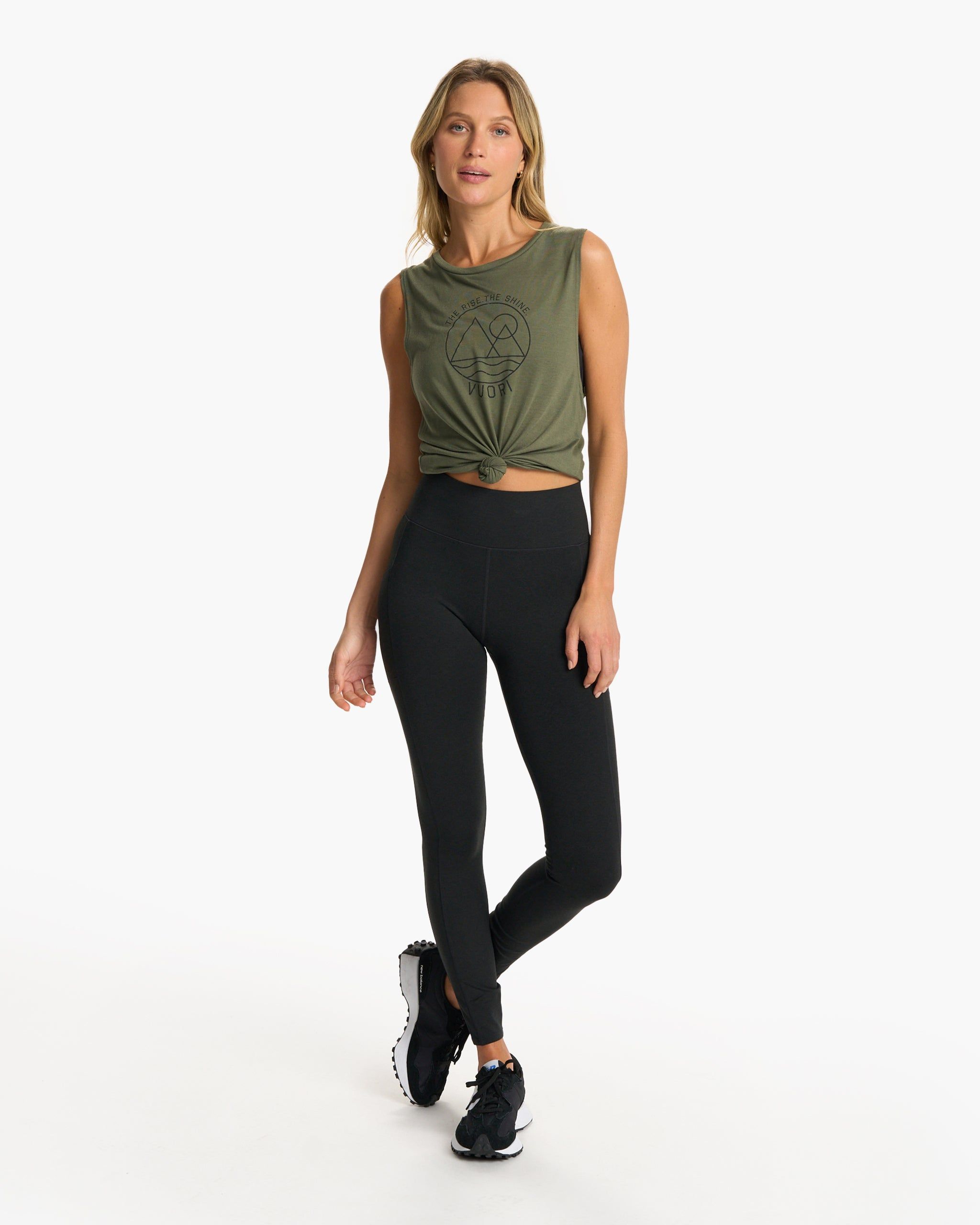 The Rise The Shine Tank | Oregano sold by Vuori product image thumbnail 6