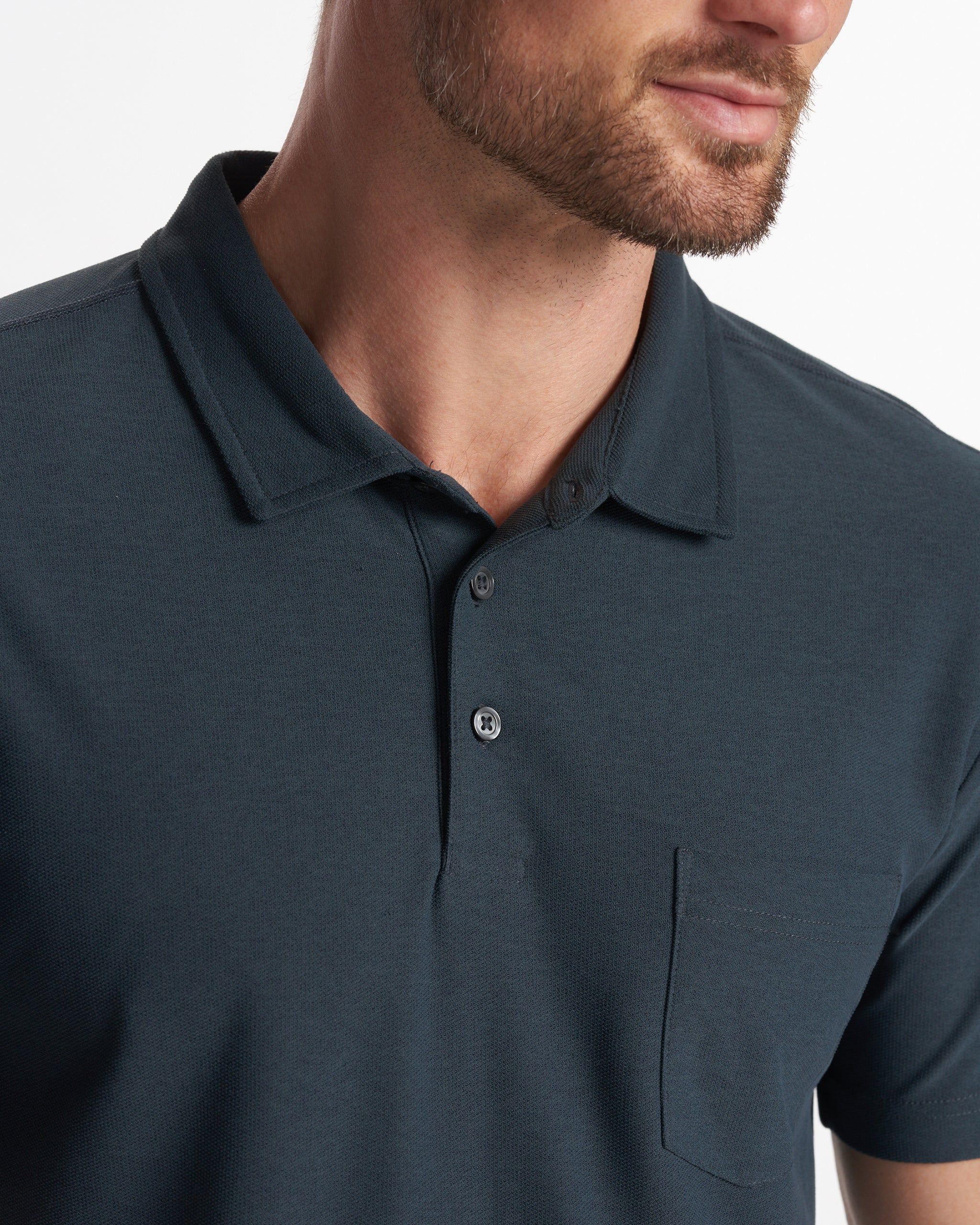 Ace Polo | Indigo sold by Vuori product image thumbnail 3