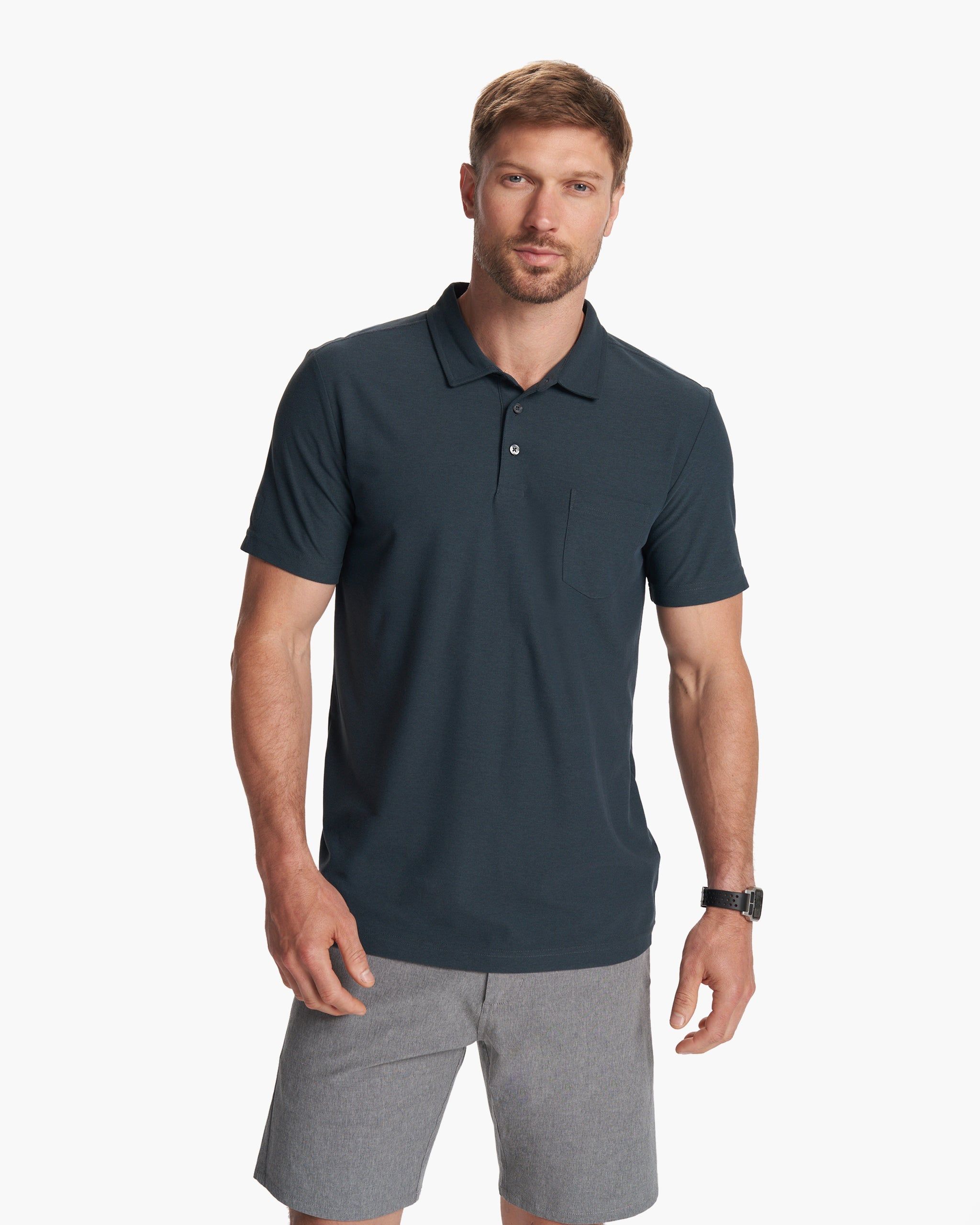 Ace Polo | Indigo sold by Vuori product image thumbnail 2