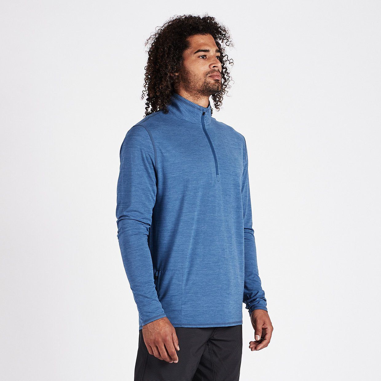 Ease Performance Half Zip | Sea Heather sold by Vuori product image thumbnail 3