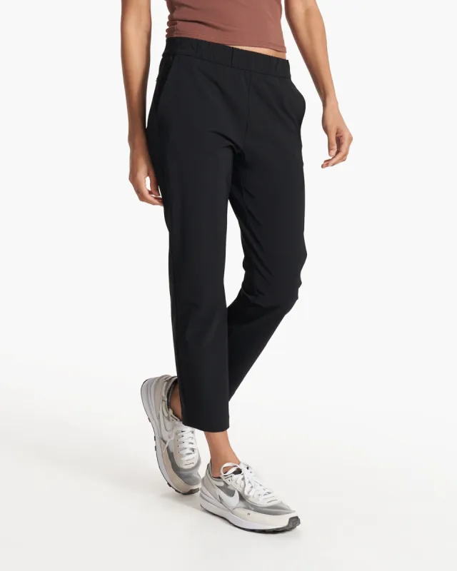 Miles Ankle Pant | Black sold by Vuori