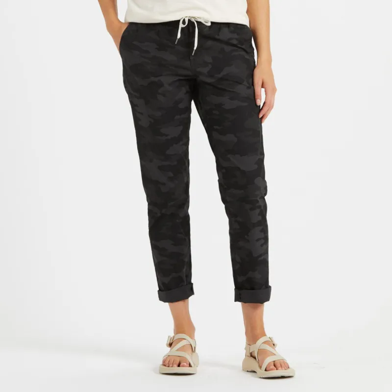 Womens Ripstop Pant | Black Camo sold by Vuori