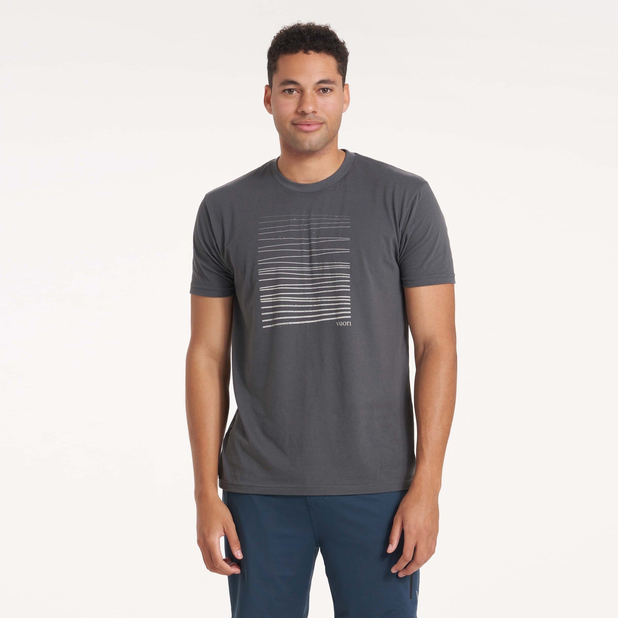 Driftwood Tee | Charcoal sold by Vuori product image thumbnail 2