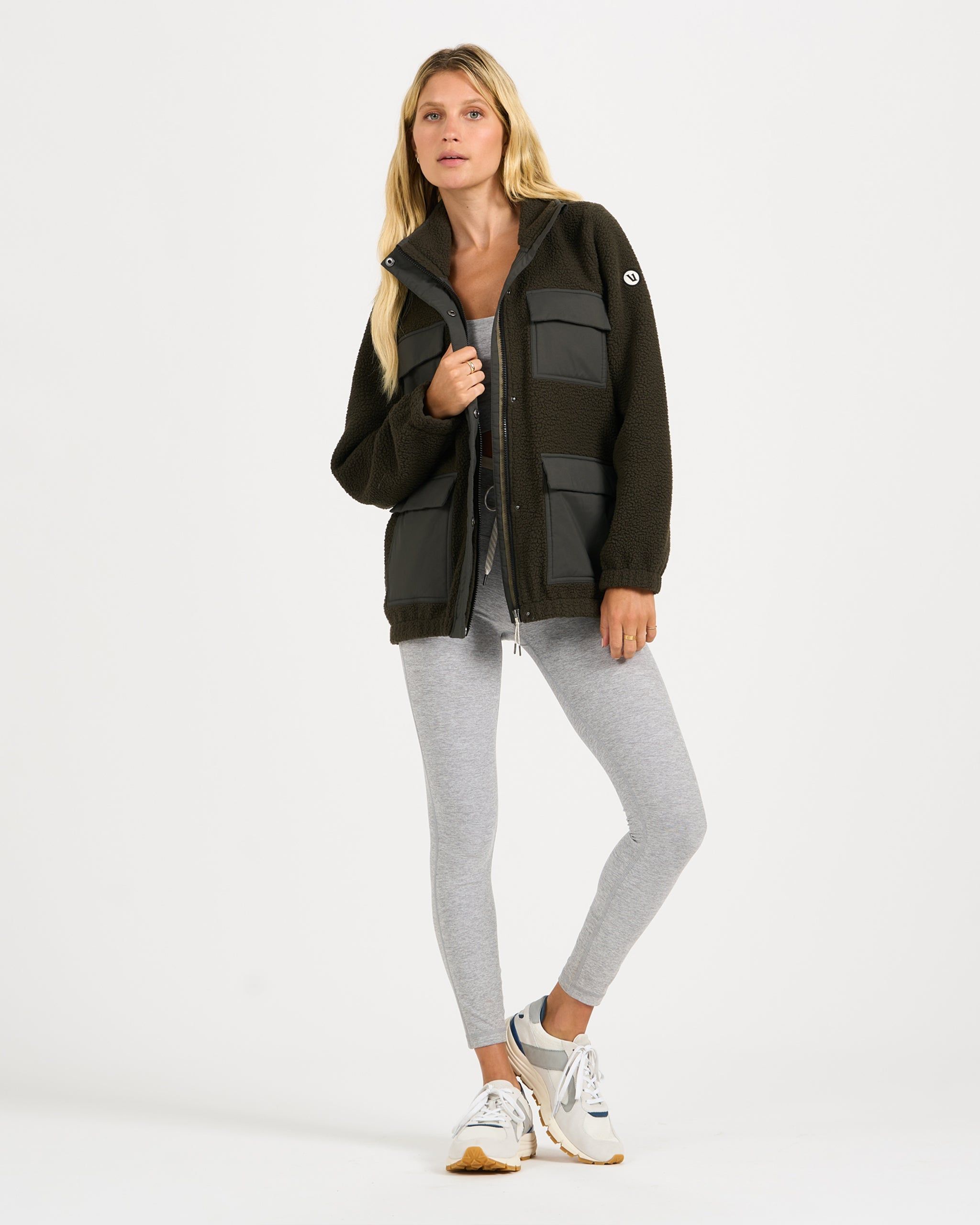 Utility Sherpa Jacket | Dark Oregano sold by Vuori product image thumbnail 6
