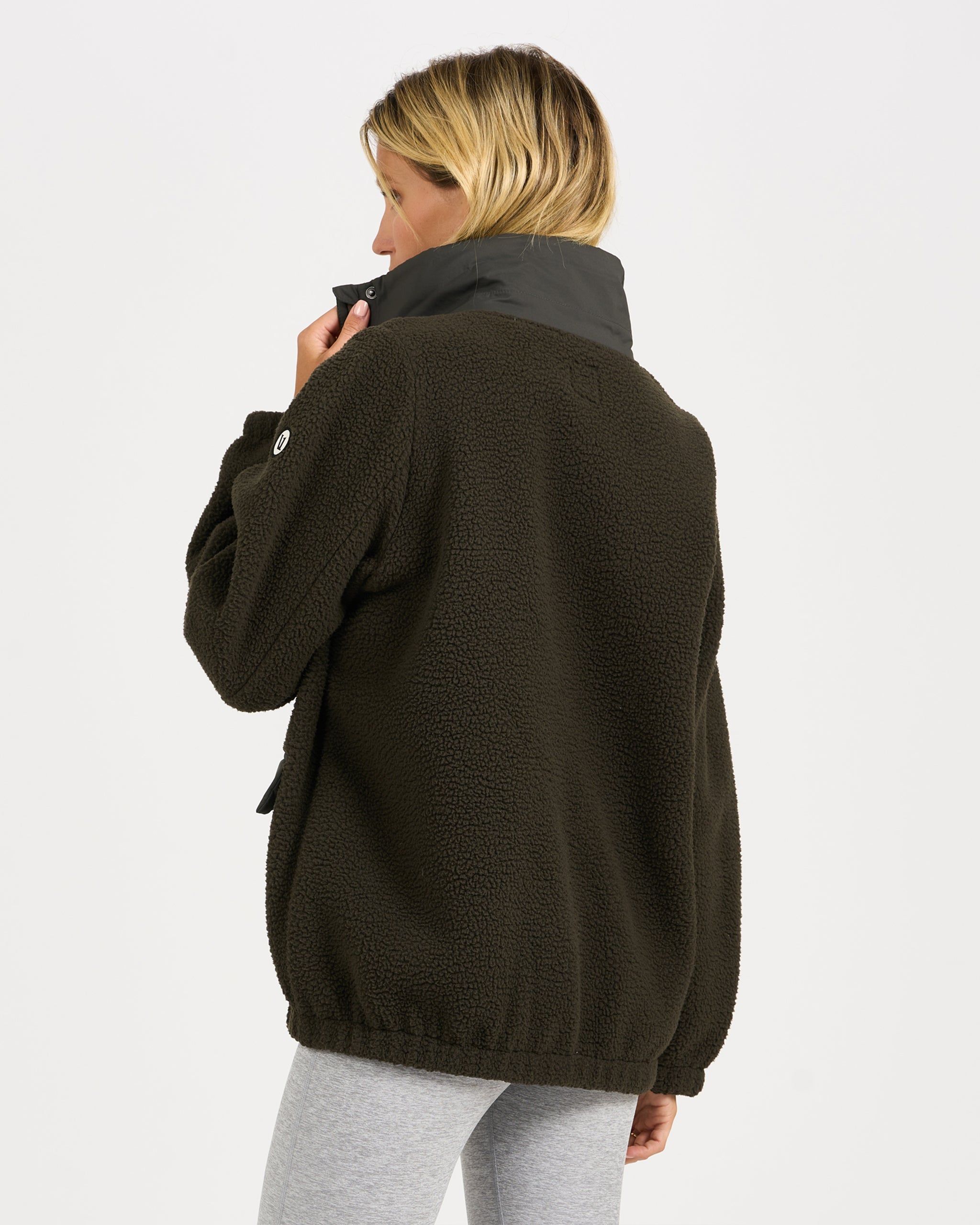 Utility Sherpa Jacket | Dark Oregano sold by Vuori product image thumbnail 3