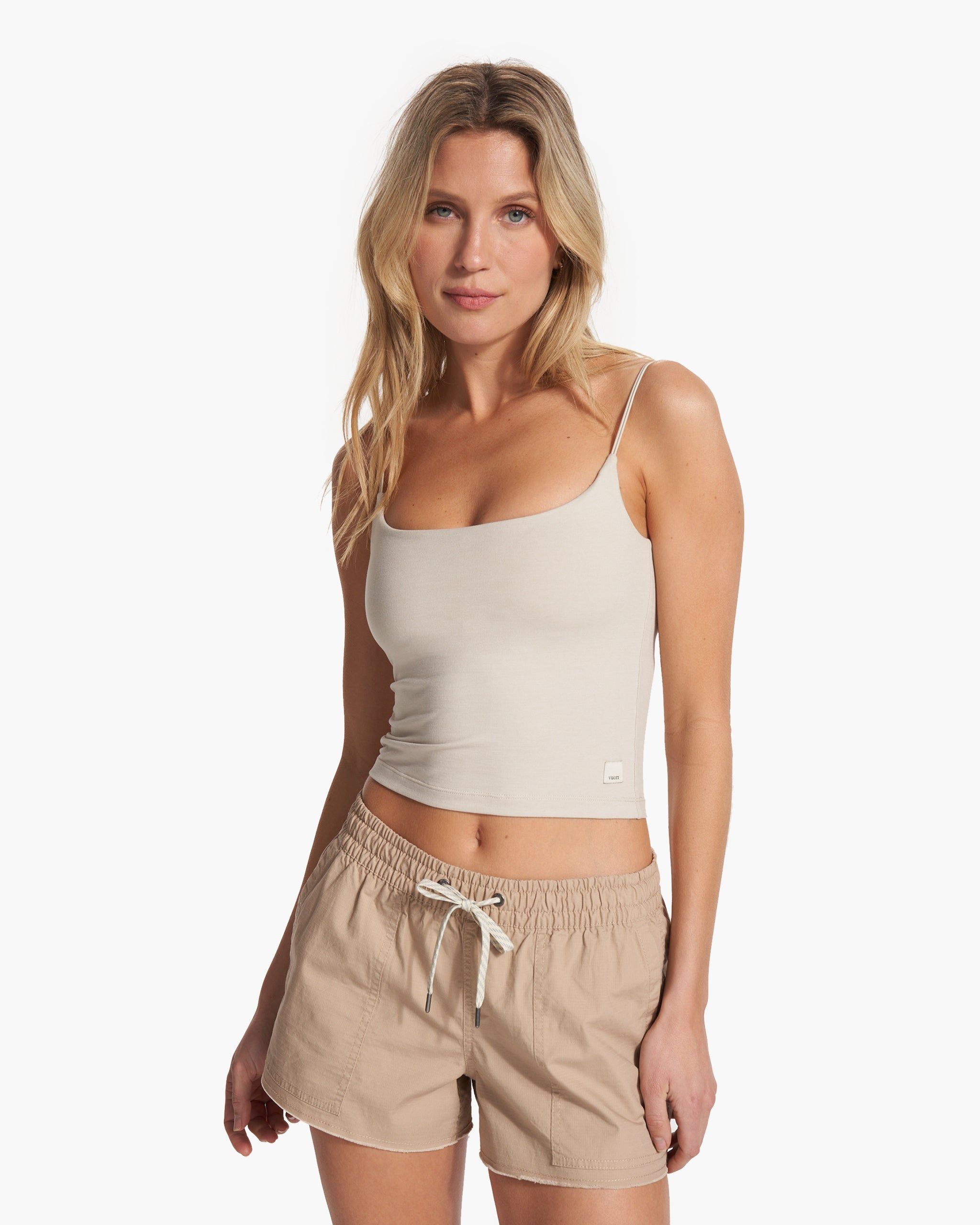 Lux Cami | Suede Heather sold by Vuori