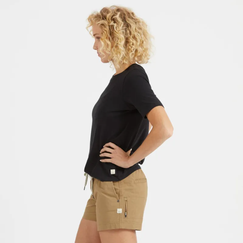 Coast Tee | Black sold by Vuori