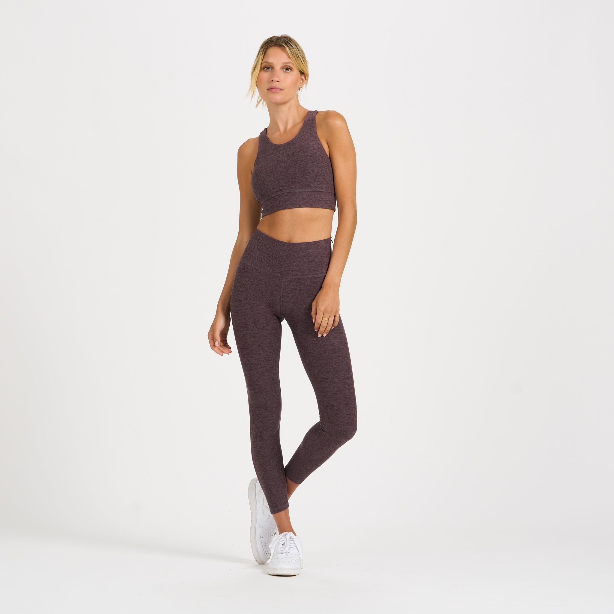 Clean Elevation Legging | Smoked Plum Heather sold by Vuori product image thumbnail 5