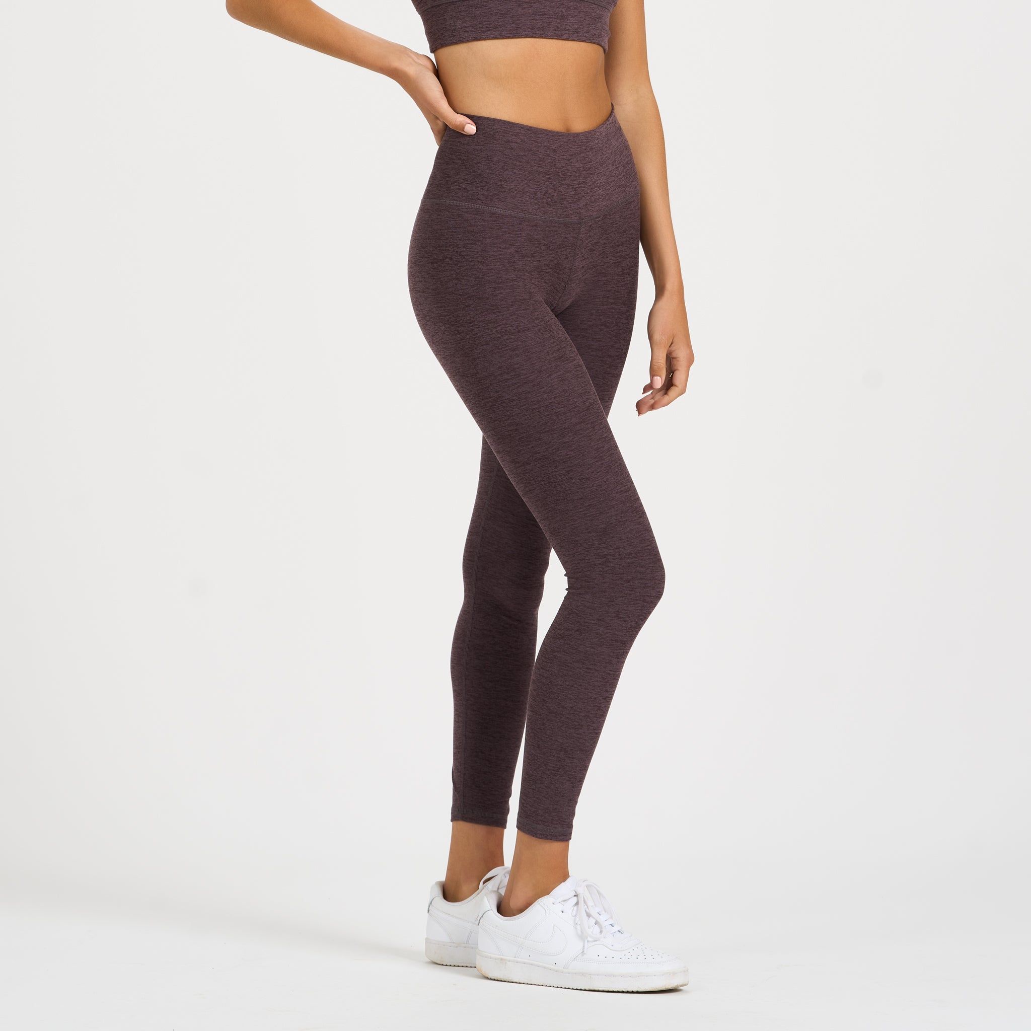 Clean Elevation Legging | Smoked Plum Heather sold by Vuori product image thumbnail 4