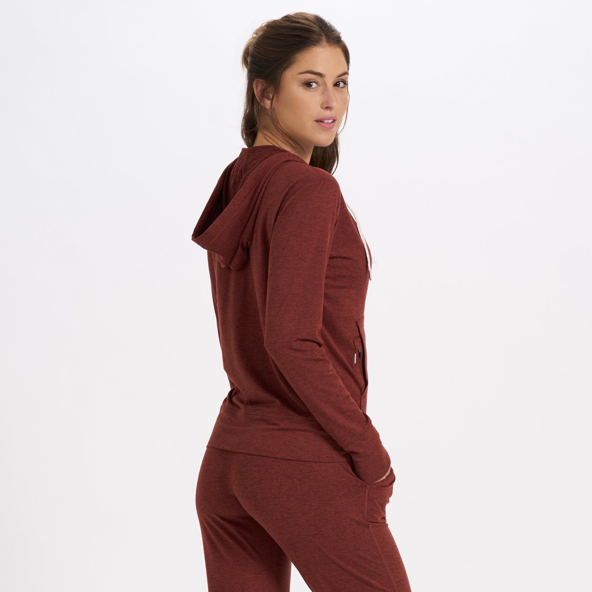 Halo Performance Hoodie | Brick Heather sold by Vuori product image thumbnail 4