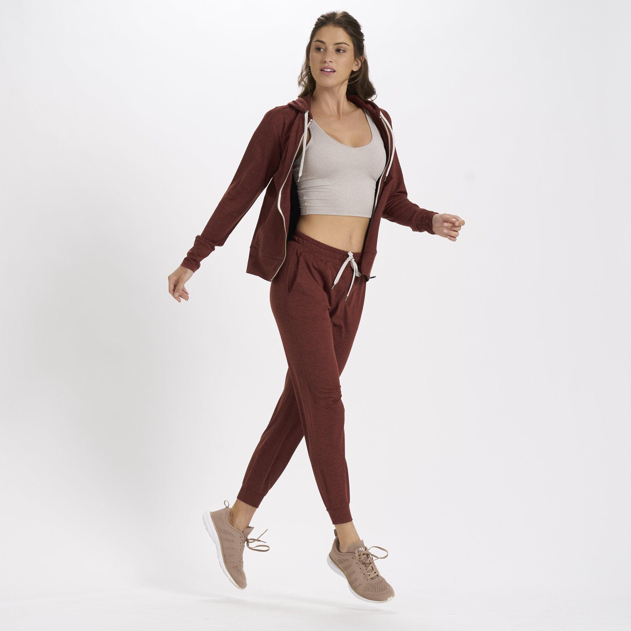 Halo Performance Hoodie | Brick Heather sold by Vuori product image thumbnail 5