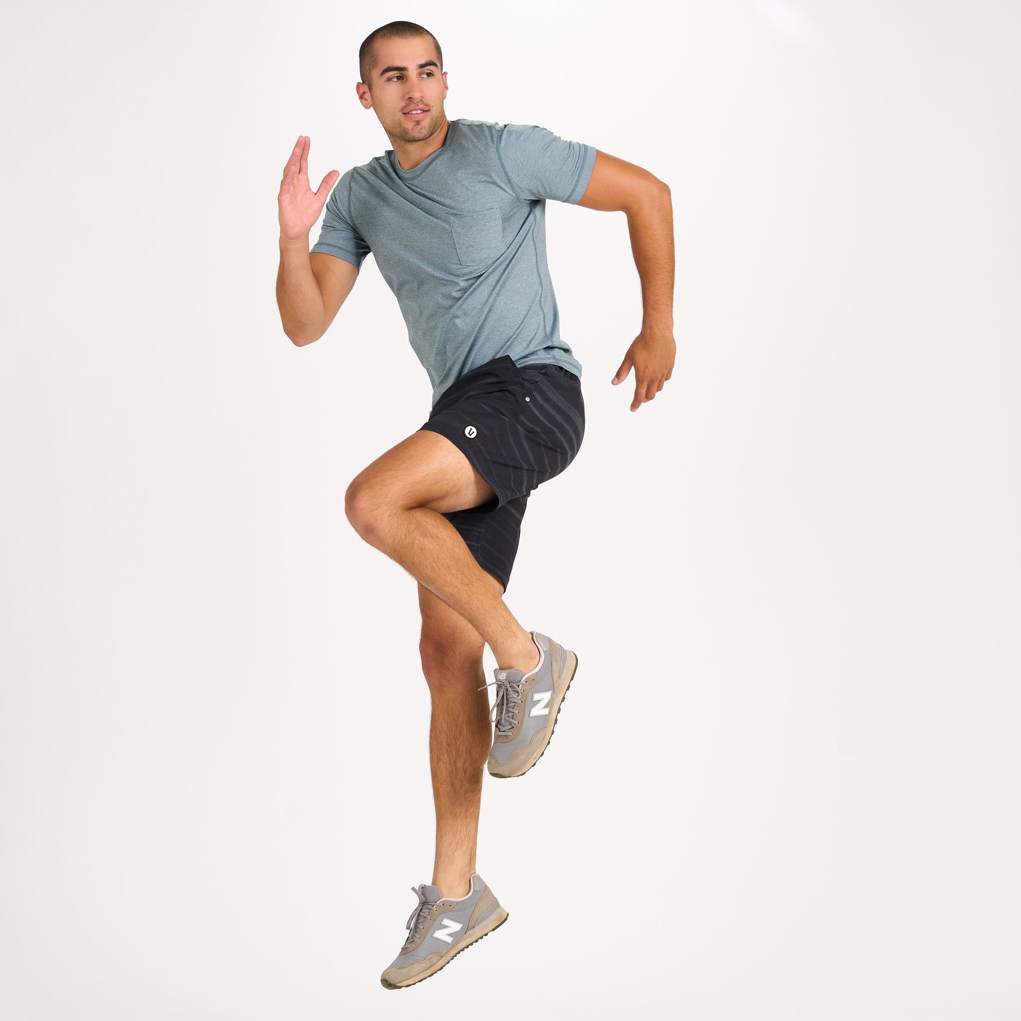 Kore Short | Black Shibori Stripe sold by Vuori product image thumbnail 5