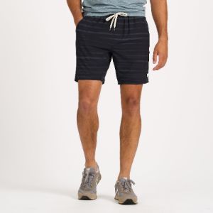 Kore Short | Black Shibori Stripe sold by Vuori