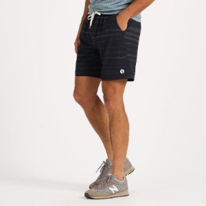 Kore Short | Black Shibori Stripe sold by Vuori