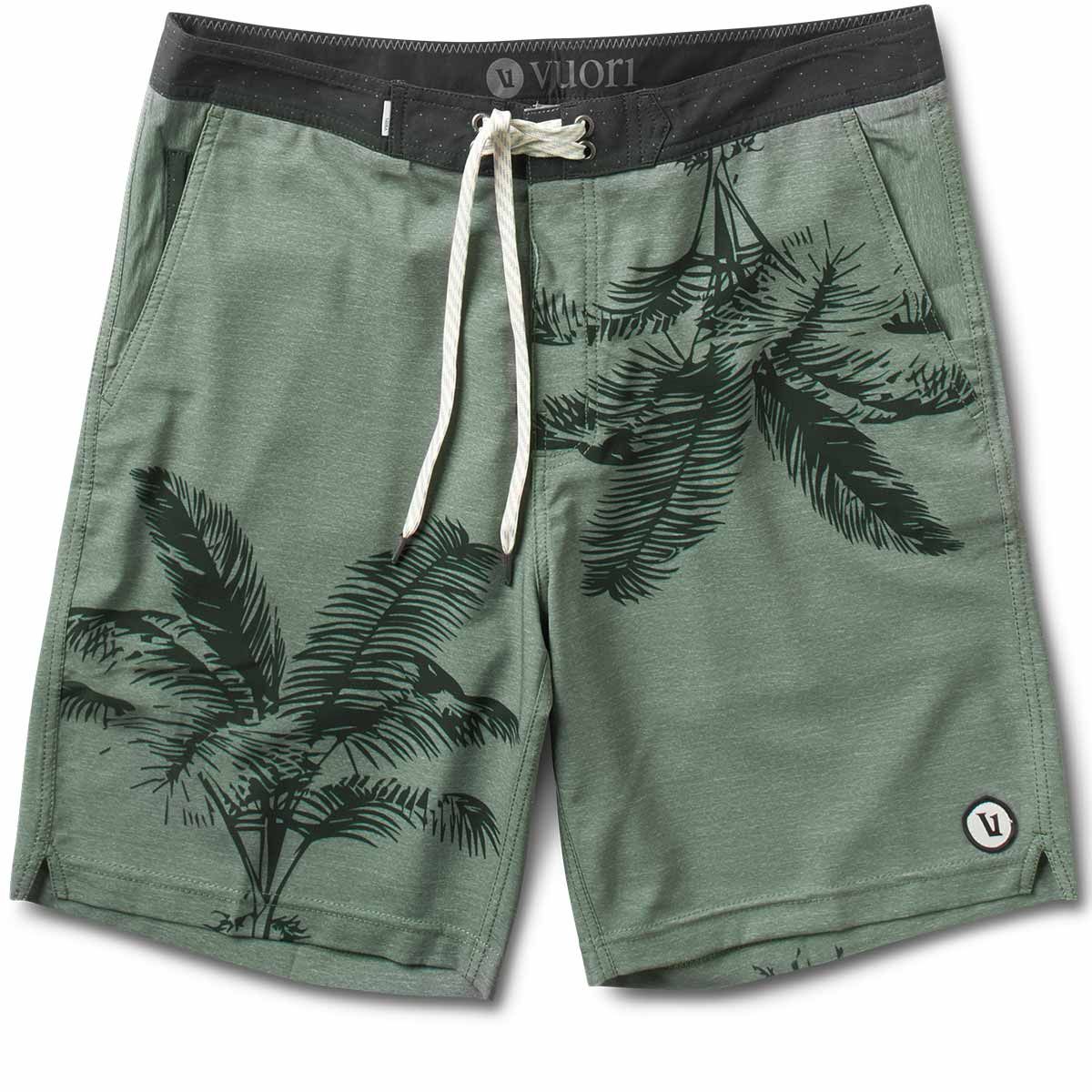 Equator Boardshort | Army Palm Frond sold by Vuori