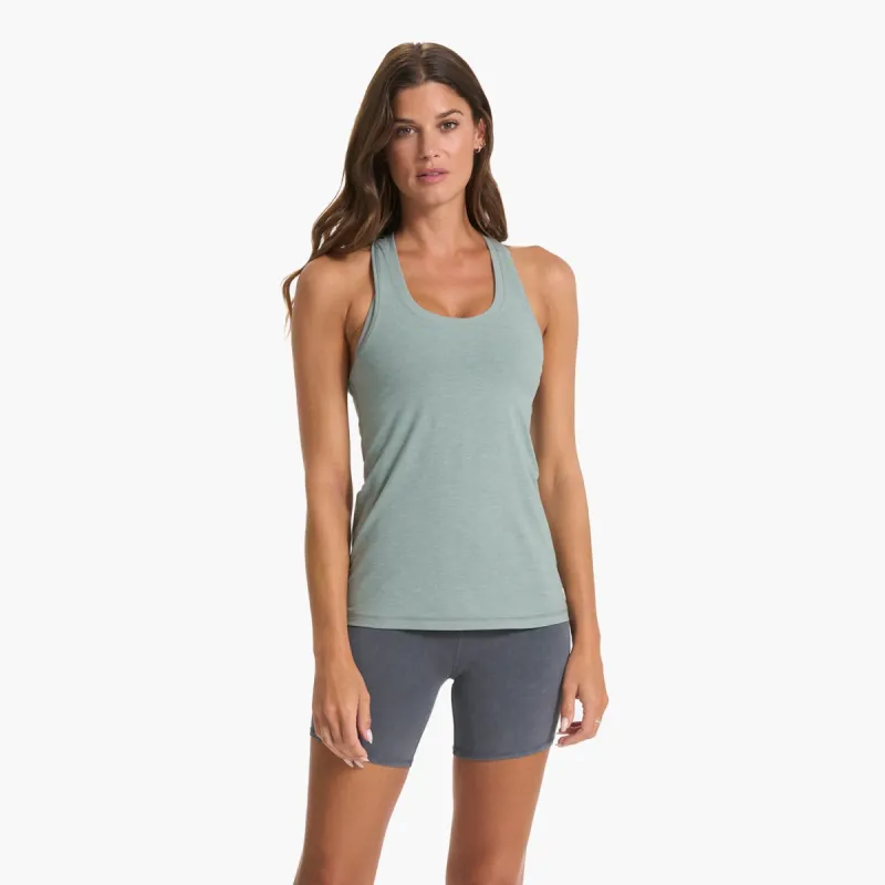 Lux Performance Tank | Neptune Heather sold by Vuori