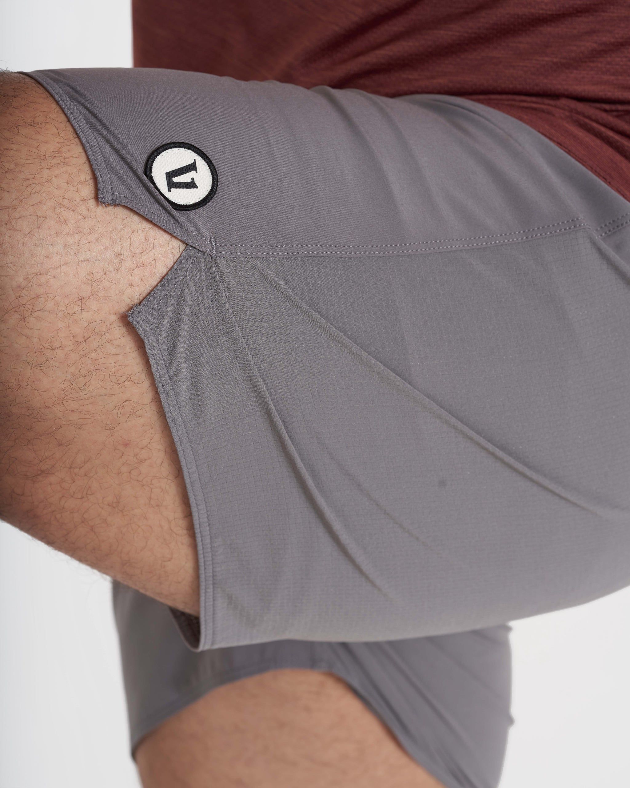 Course Run Short | Smoke sold by Vuori product image thumbnail 3