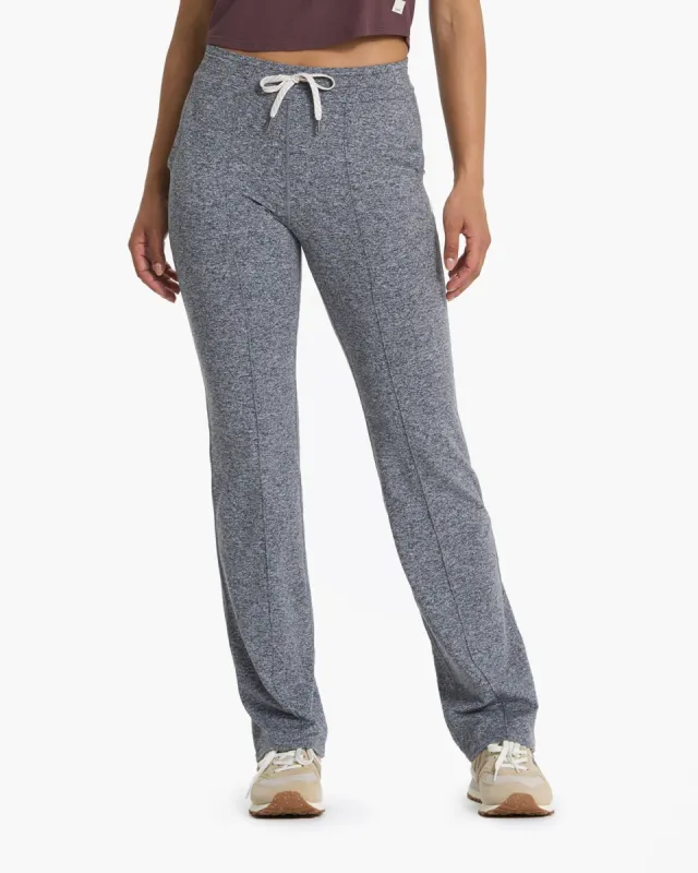 Halo Wide Leg Flare Pant | Heather Grey sold by Vuori