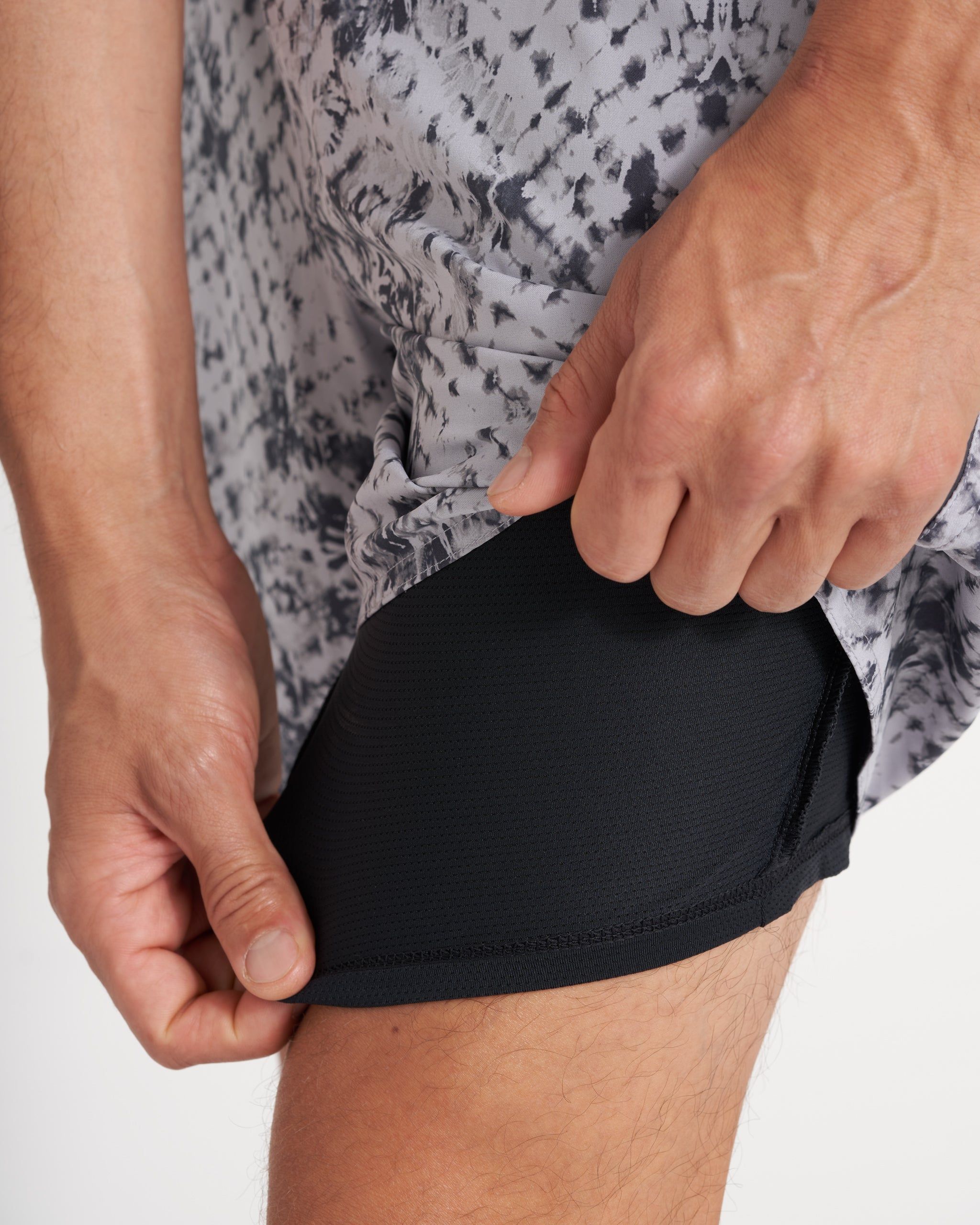 Trail Short | Grey Shibori sold by Vuori product image thumbnail 5