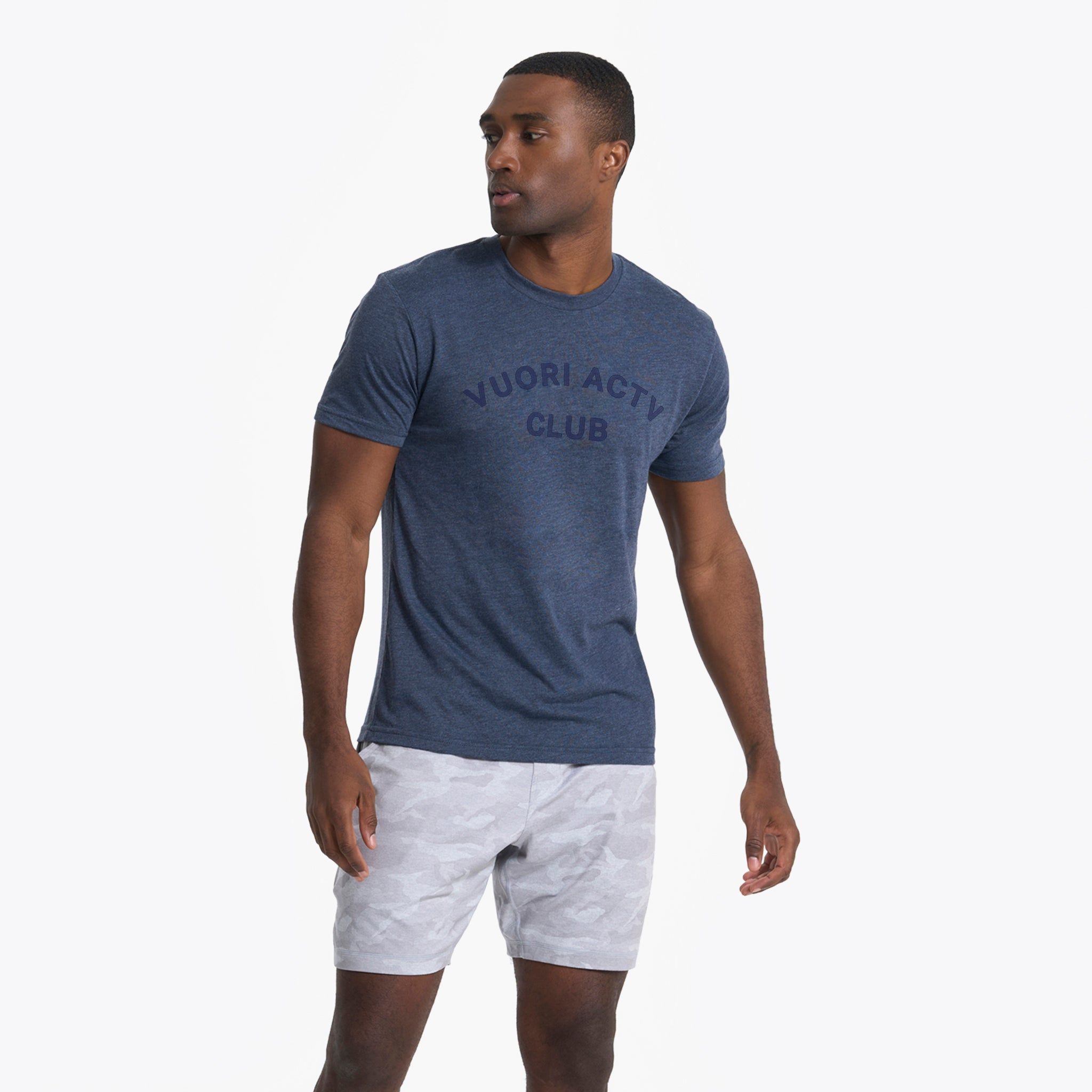 ACTV Club Tee | Vintage Navy sold by Vuori product image thumbnail 2