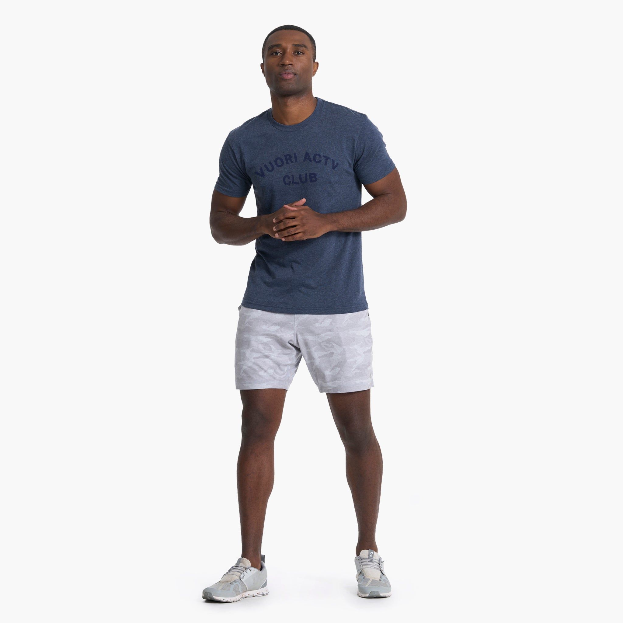 ACTV Club Tee | Vintage Navy sold by Vuori product image thumbnail 4