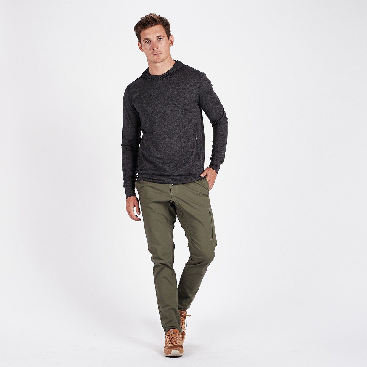 Ponto Performance Pullover | Charcoal Heather sold by Vuori product image thumbnail 5