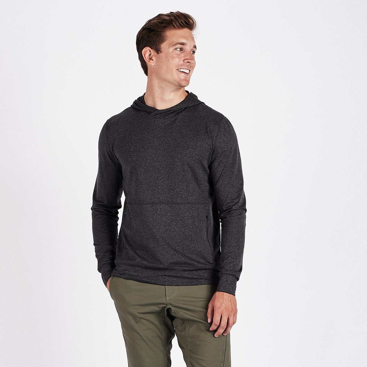 Ponto Performance Pullover | Charcoal Heather sold by Vuori product image thumbnail 2