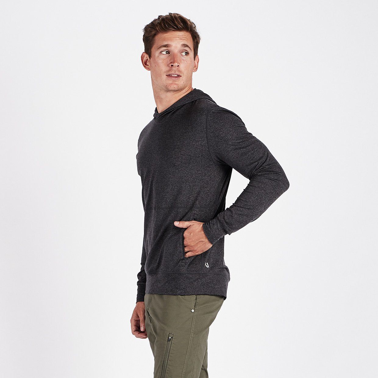 Ponto Performance Pullover | Charcoal Heather sold by Vuori product image thumbnail 3