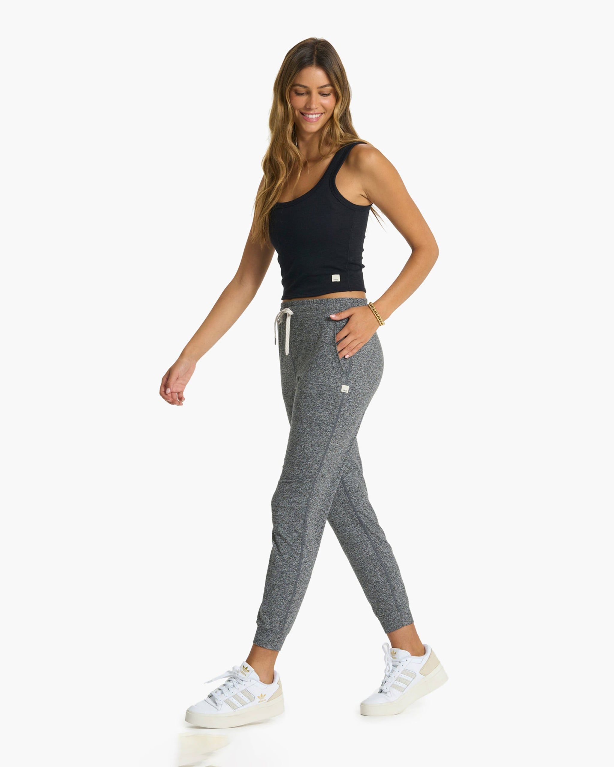 Sunrise Crop Tank | Black sold by Vuori product image thumbnail 7