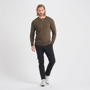 Long-Sleeve Ever Henley | Evergreen sold by Vuori