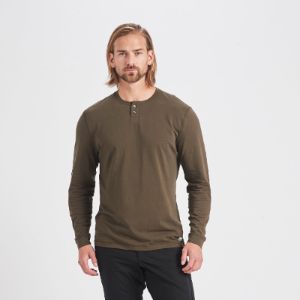Long-Sleeve Ever Henley | Evergreen sold by Vuori