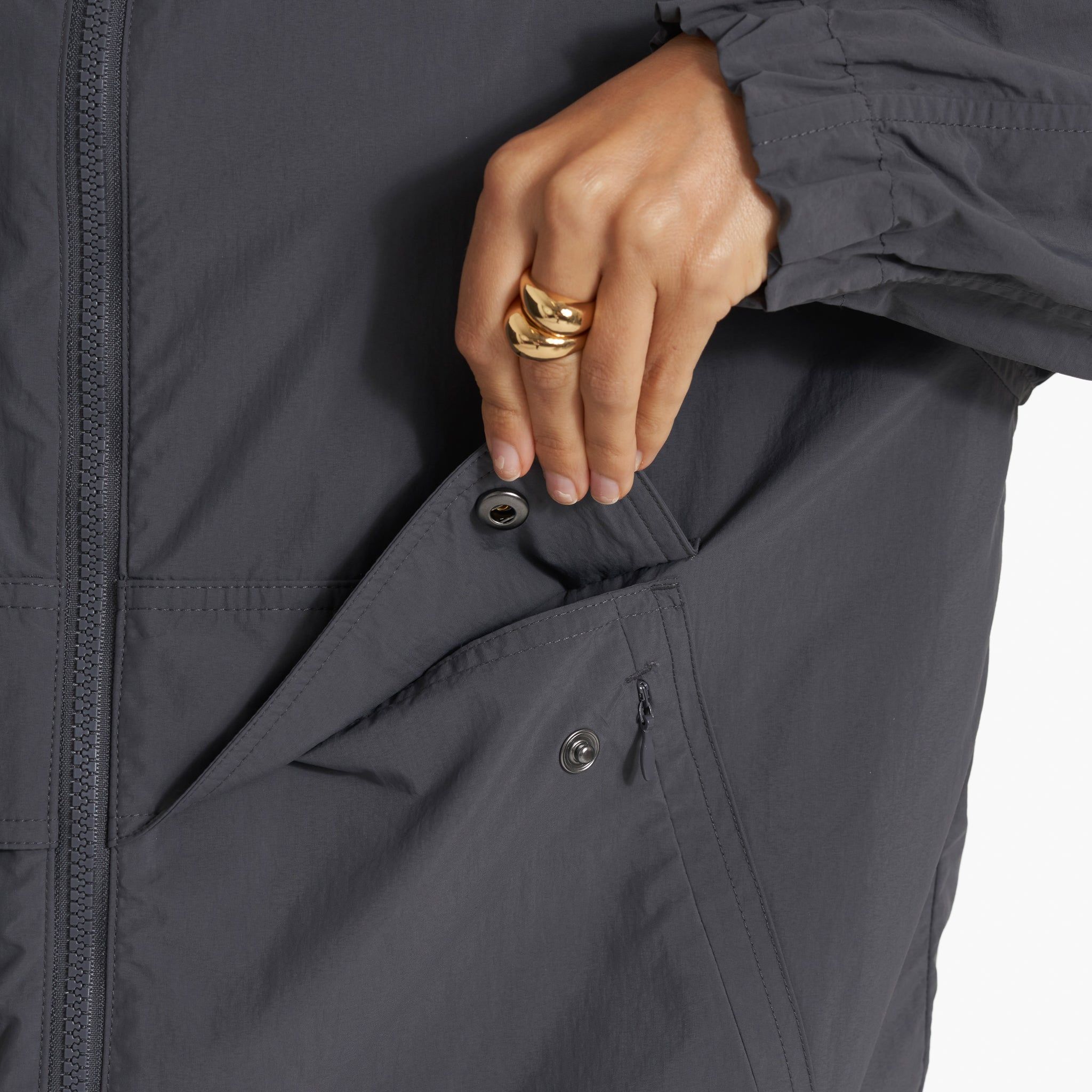 Shores Jacket | Charcoal sold by Vuori product image thumbnail 8