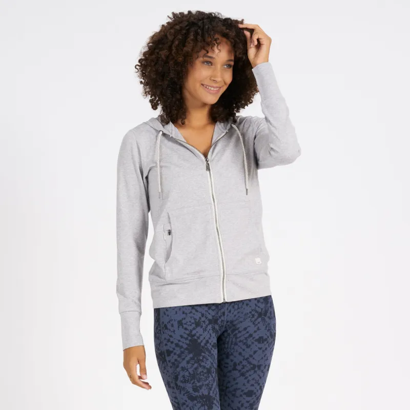 Halo Performance Hoodie | Pale Grey Heather sold by Vuori