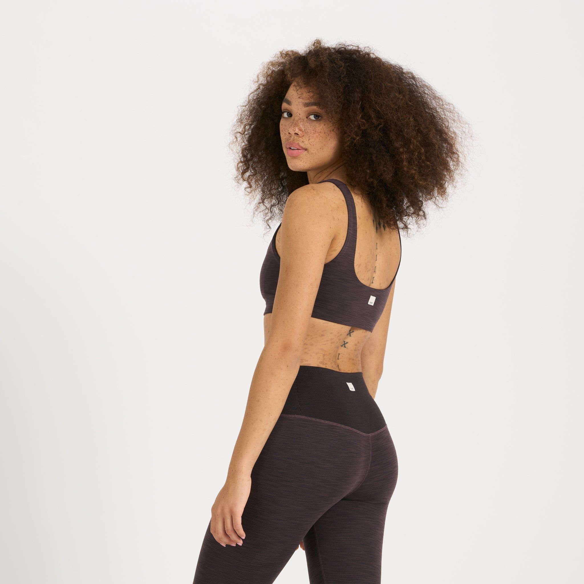 Lux Rib Daily Bra | Quartz Heather sold by Vuori product image thumbnail 2