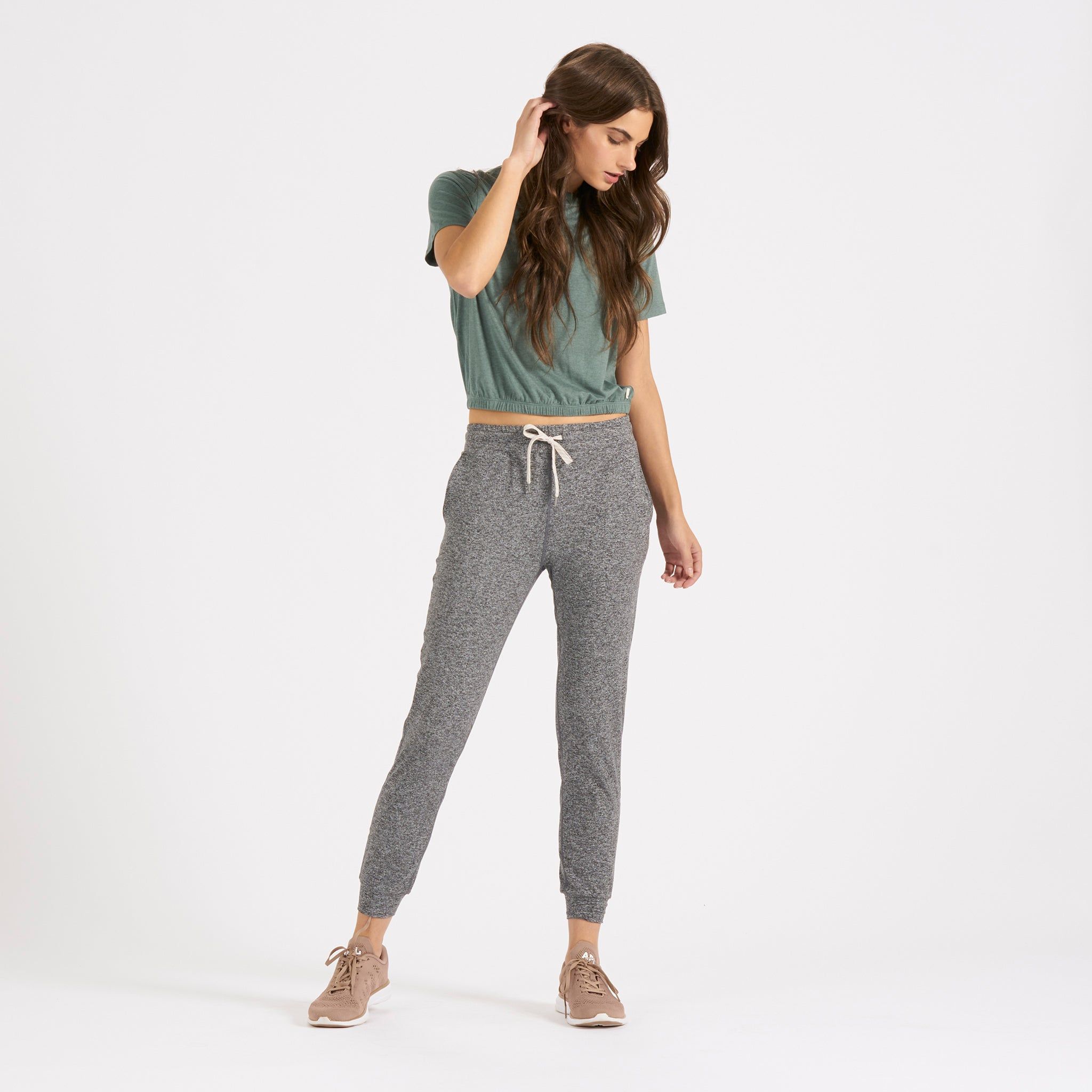 Balance Tee | Kelp Heather sold by Vuori product image thumbnail 4