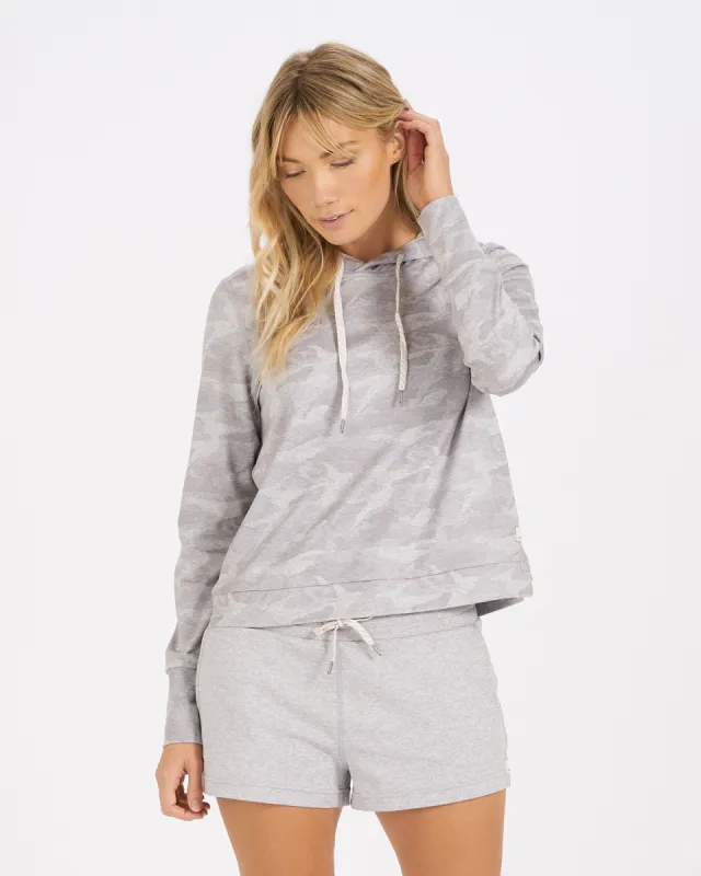 Halo Essential Hoodie | Pale Heather Camo sold by Vuori