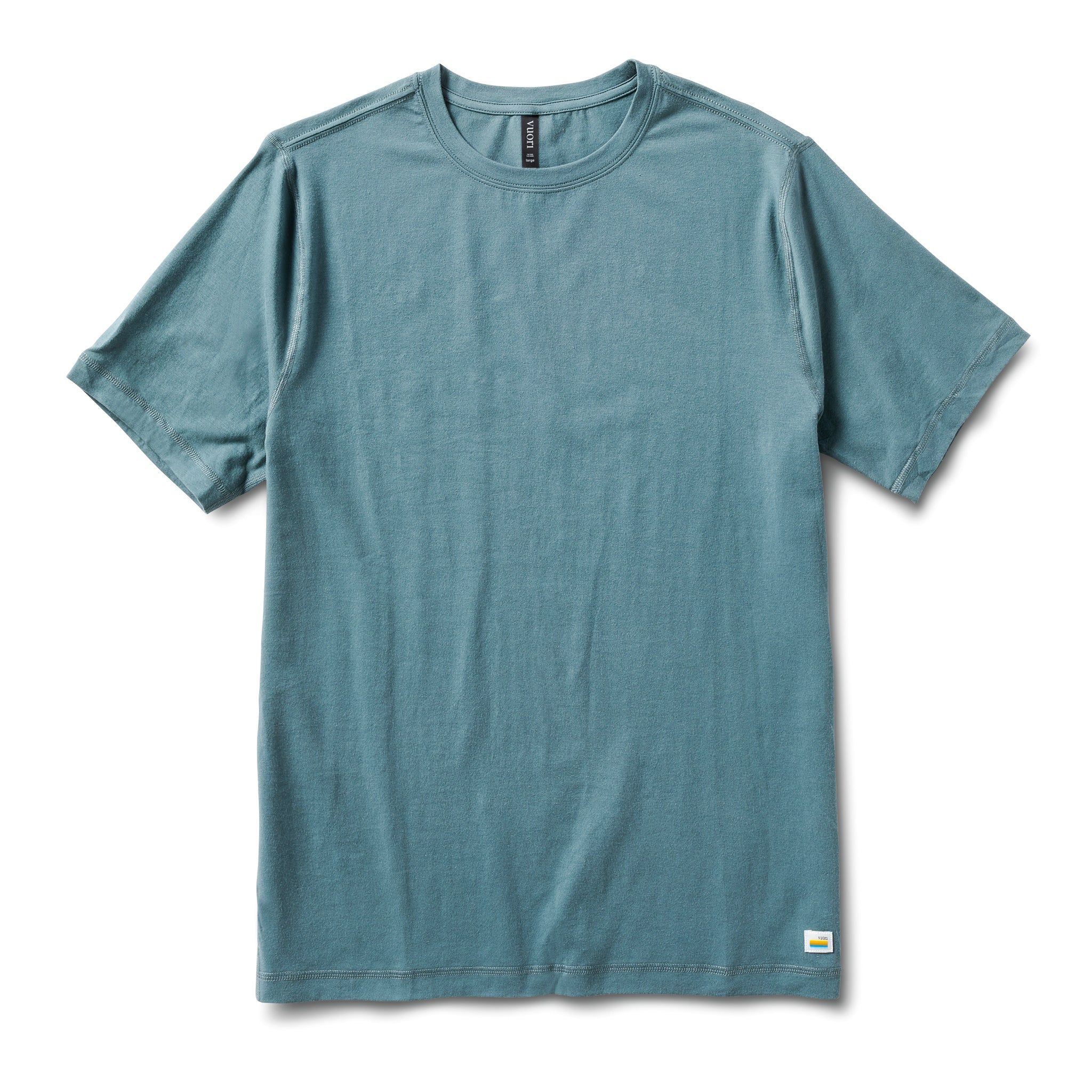 Tuvalu Tee | Steel Blue sold by Vuori