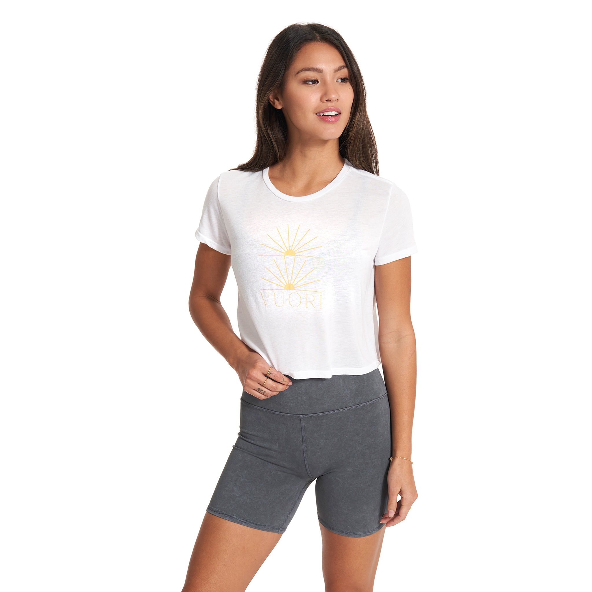 Coast Modern Tee | White sold by Vuori